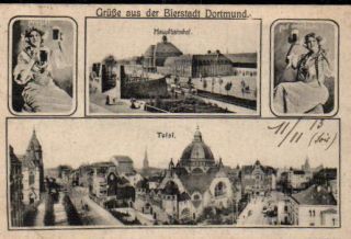 Grüße aus der Bierstadt Dortmund   alte AK von 1913 / 315.568