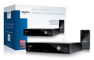 Devolo dLAN TV SAT 1300 HD Powerline SAT Receiver PVR