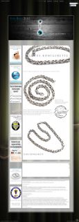Königskette Silber XXL Juwelier Qualität 8mm Dicke 60cm