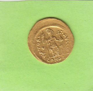 nsw leipzig GOLD Byzanz Solidus Justinus II. 565 578 in ss vz