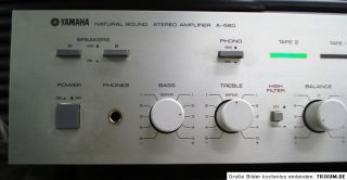 Aus Nachlass YAMAHA Natural Sound Stereo Amplifier A 560 Verstärker