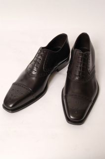 SCHUHE + GÜRTEL passend black  Schuhe rahmengenaeht Lochmuster 579s