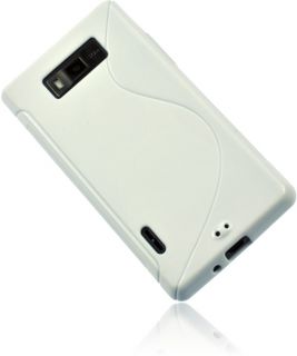 Silikon Case Schutzhülle weiß LG P700 OPTIMUS L7 Handytasche Cover