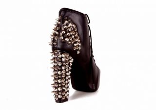 Jeffrey Campbell Damen Schuhe Spike Leather Gr. 37 NEU JC0152 Woman