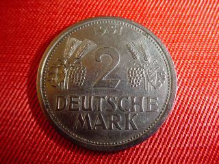 1010 TOP 2 Deutsche Mark 1951 J DM Bundesrepublik Deutschland BRD