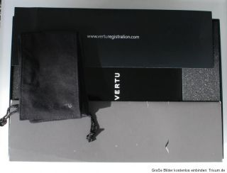 Vertu Ascent Black Leather 100 % original mit Rechnung und Garantie