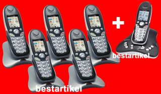 Swissvoice Eurit 577 ISDN Telefon mit AB & 6 Mobilteile