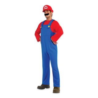 Super Mario Bros Erwachsene Verkleidung Kostüm Nintendo Klempner