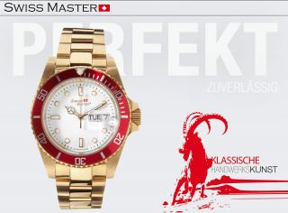 Swiss Master Herren Uhr VK 599,   incl. Geschenk Box NEU