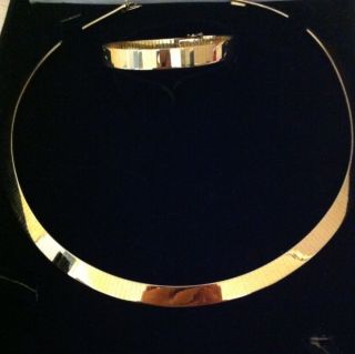 Massives Vintage 585 Gold 14 Karat Collier Armband Luxus 82g WNeu