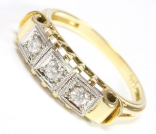 14kt 585 Damen Brillant Gold Ring Brillantring Brilliant Brillanten