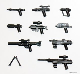 Lego® Star Wars™ / Little Arms   12 Blaster Waffen Set