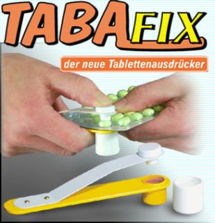 Tablettenausdrücker TabaFix einfache Entnahme Tabletten