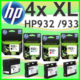 HP 932 XL 933XL TINTE PATRONEN OFFICEJET 6100 H611a ePrinter DRUCKER