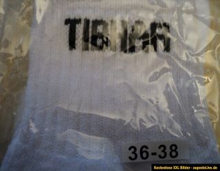 NEU ~ 3 Paar Joola Socken & 1 Paar Tibhar Socken ~ Gr. 38 ~ weiß
