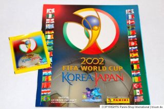 Panini WC WM Korea Japan 2002 02   COMPLETE SET completo + EMPTY ALBUM