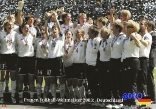 Frauen Fußball WM 2003 + DEUTSCHLAND + BigCard #628 +