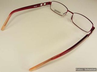 FOSSIL Brille Fassung Brillengestell NEU UVP*119 € Port Fairy rot