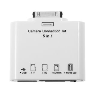 5in1 Camera Connection Kit Kartenleser Apple iPad 1 2 3 M2 MMC USB