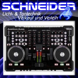 American Audio VMS4.1 DJ Midi Station Mixer + Virtual DJ / Video im