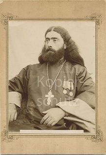 CDV Foto Grigori Rasputin Russland Zar um 1890 Wunderheiler Zarenhof