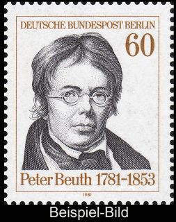 Berlin 654 (Peter Beuth), postfrisch