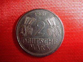 1010 TOP 2 Deutsche Mark 1951 J DM Bundesrepublik Deutschland BRD