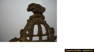 Kaminuhr Tischuhr franz Vorbild sehr dekorativ antik sehr alt Bronze