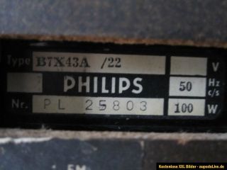 Stereo Röhrenradio Philips Capella   Reverbeo B7X43A/22