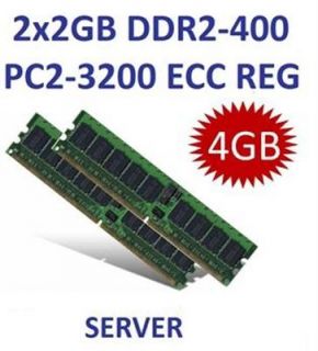 2x 2GB 4GB RAM Fujitsu Siemens Server Primergy RX300 S2