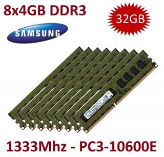 8x 4GB 32GB DDR3 ECC RAM Apple MacPro Nehalem Westmere