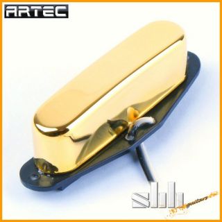ARTEC Vintage Single Coil Tonabnehmer, T Style, Neck, Pickup Kappe
