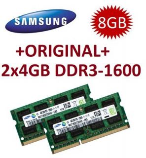 2x 4GB 8GB DDR3 RAM 1600 Mhz + Apple MacBook Pro 2011 +