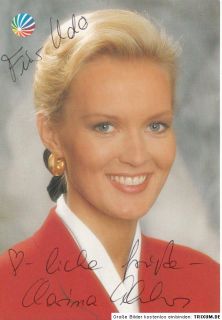 Clarissa Ahlers TOP AK 90er Jahre Orig. Sign. u.a. Hamburg Journal