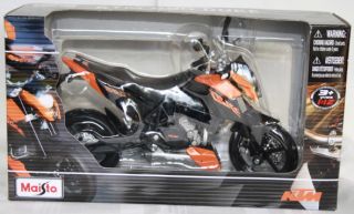 Motorrad Modell 112 von Maisto   KTM 690 Duke orange / schwarz