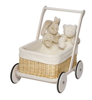 Moulin Roty Babylaufwagen Lauflernwagen Puppenwagen Spielsachen Korb