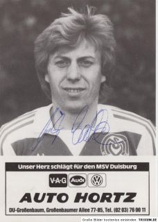 Helmut Balke MSV Duisburg AK 80er Jahre Original Signiert TOP +A18518