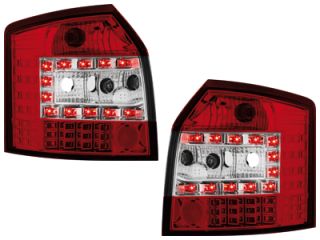 Audi A4 B6 8E Avant 01 04 LED Rückleuchten rot klar Neu
