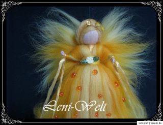 Sonne Fee Feen Elfe Puppen Tilda Deko Filzen Jahreszeitentisch