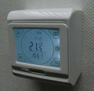 Digital Thermostat m. Touchscreen Temperaturregler AUFPUTZ #ap695