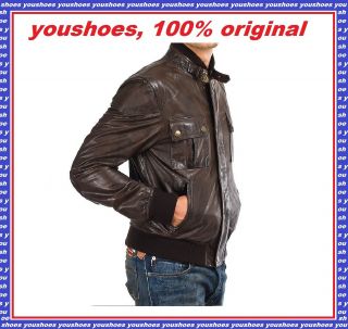 BELSTAFF Herren Lederjacke Jacke GR M 50 L Jacket Leather 100%