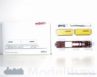 Märklin 47442 Taschenwagen Sdgkms 707 der DB NEU&OVP