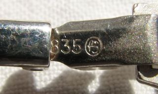 Franz Scheuerle Armband  Silber+Bergkristalle   Old German Bracelet