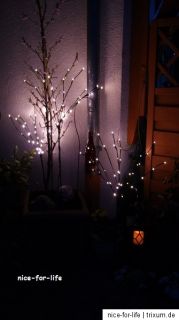 Lichterbaum Lichterzweig Lichterkette 120 LED Outdoor Terrasse Garten