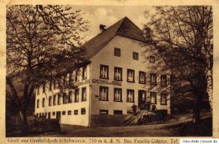692/Foto AK Gruß aus Gremmelsbach i. Schwarzwald Gasthaus zum Rössle