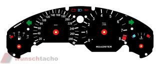 Tachoscheibe f.Tacho BMW E36 Benziner M3 Orig 280Km/h