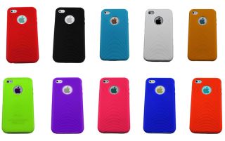 iPhone 4 4s 4g 4x Silikon Hülle Case Cover Schutzhülle Bumper Tasche