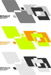Renault Sport Seiten Dekor Aufkleber für Twingo, Megane