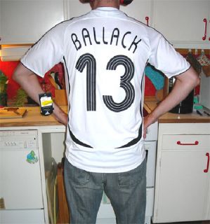 ADIDAS DEUTSCHLAND WM 2006 BALLACK DFB TRIKOT NEU