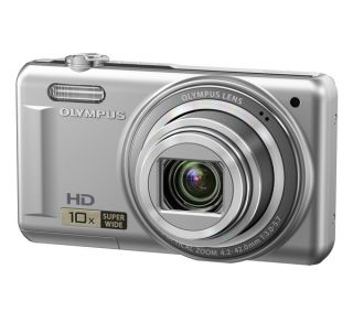 Olympus D 720 14.0 MP 10 fach Weitwinkel Zoom 3 Zoll LC Display Silber